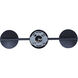 Mierka 3 Light 32.5 inch Black Pendant Ceiling Light