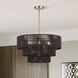 Acordia 6 Light 23 inch Antique Brass Pendant Chandelier Ceiling Light