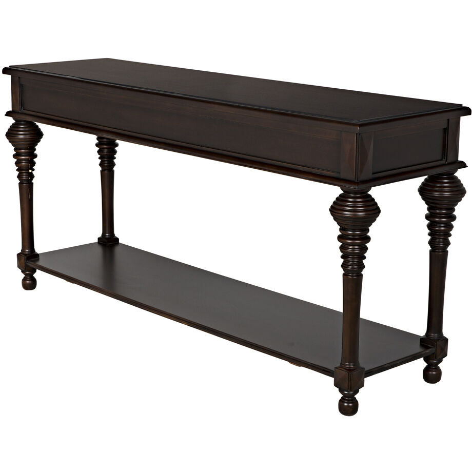 Colonial 72 X 20 inch Distressed Brown Sofa Table, Large