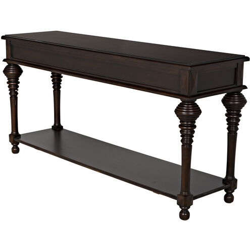 Colonial 72 X 20 inch Distressed Brown Sofa Table, Large