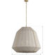 Velune 3 Light 36 inch Legacy Brass Pendant Ceiling Light