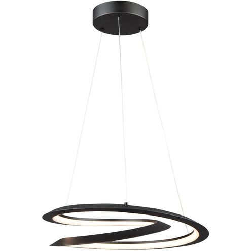 Ara LED 15.8 inch Black Pendant Ceiling Light