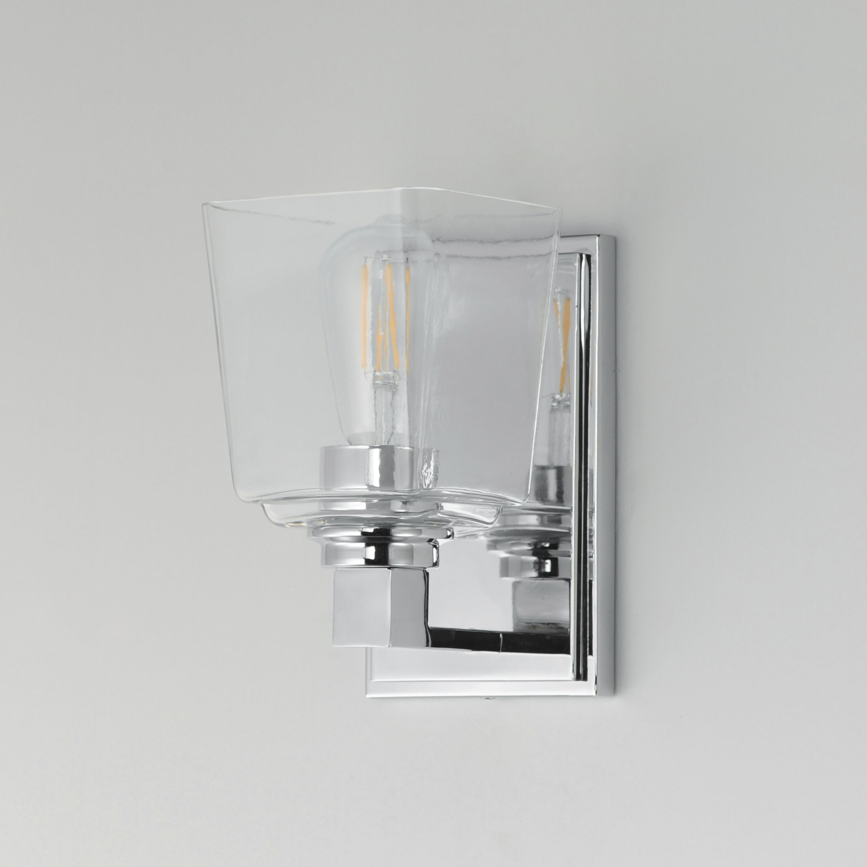 Cubos 1 Light 4.75 inch Polished Chrome Wall Sconce Wall Light