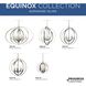 Equinox 5 Light 22 inch Burnished Silver Chandelier Ceiling Light