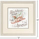Happy Pawliday Gray and Brown and Green and Red Framed Art, Propac