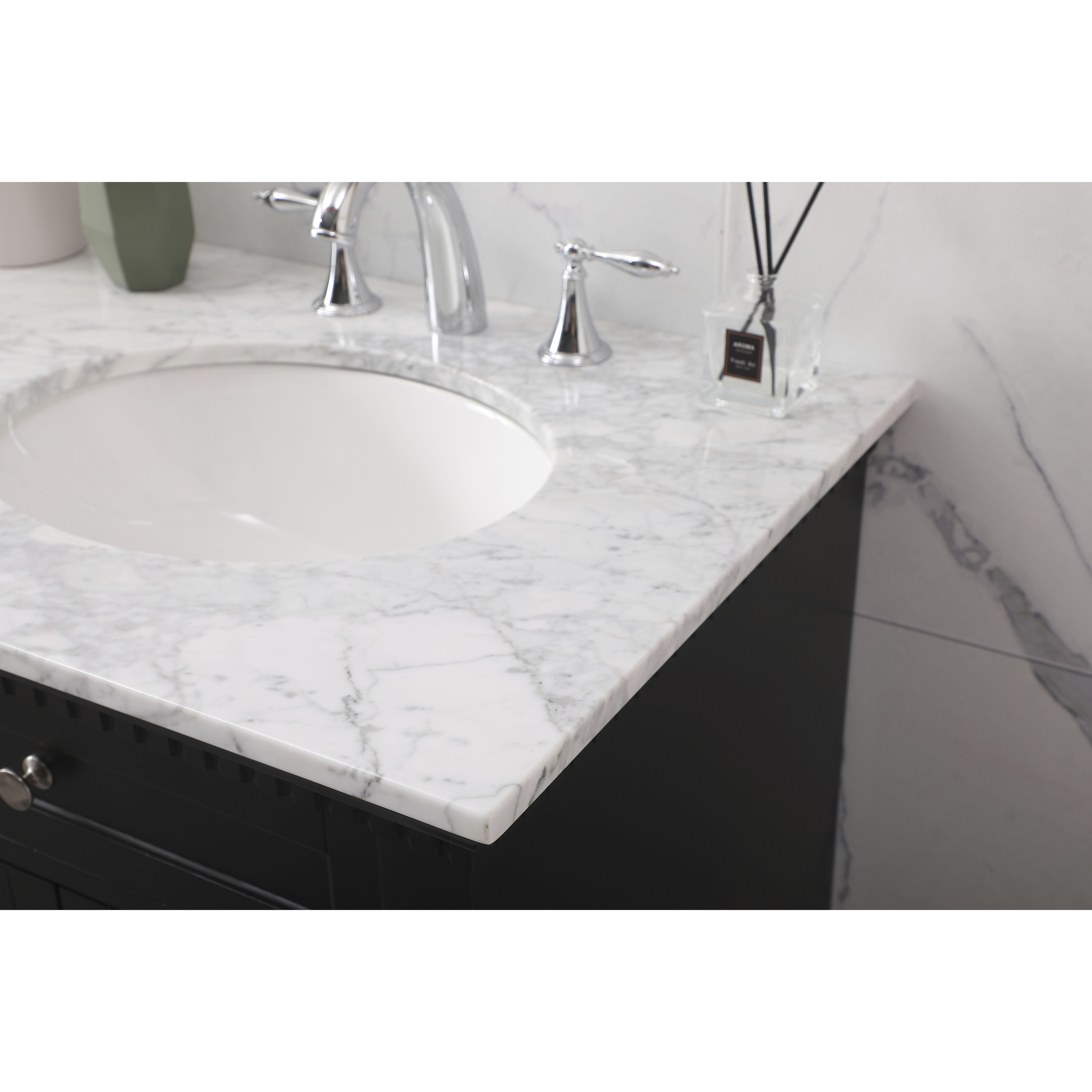 Clarence 60 X 22 X 35 inch Black Vanity Sink Set