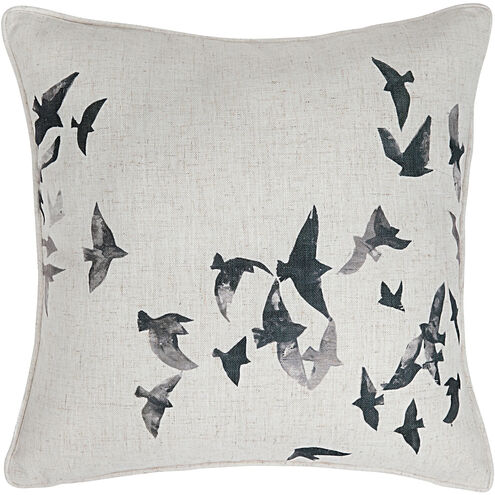 Poussin 20 inch Natural Indoor Pillow