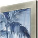 Indigo Paradise Blue and White Framed Art