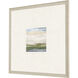 Wild Escape White and Green and Blue Framed Art