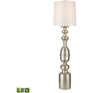 Cabello 78 inch 150.00 watt Antique Silver Floor Lamp Portable Light