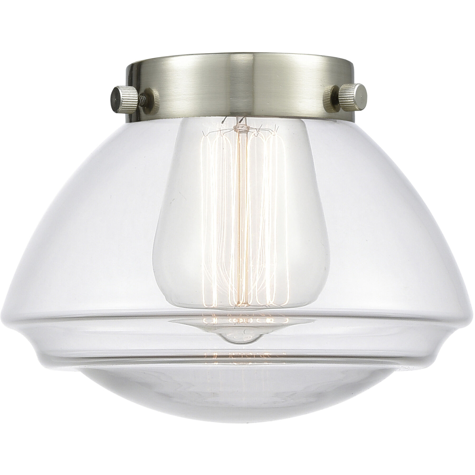 Franklin Restoration Olean LED 6.75 inch Oil Rubbed Bronze Mini Pendant Ceiling Light in Clear, Franklin Restoration