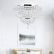 Stefania 9 Light 24 inch Chrome Bowl Flush Mount Ceiling Light
