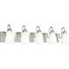 Seville 5 Light 35.88 inch Brushed Nickel Wall Bath Fixture Wall Light