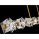 Beyond Bergy LED 5 inch Aged Brass Linear Pendant Ceiling Light