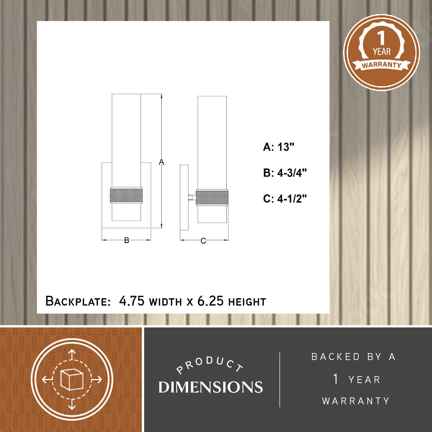 Bari LED 4.75 inch Matte Black Wall Light