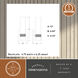 Bari LED 4.75 inch Matte Black Wall Light