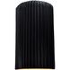 Ambiance 2 Light 7.75 inch Carbon Matte Black Wall Sconce Wall Light