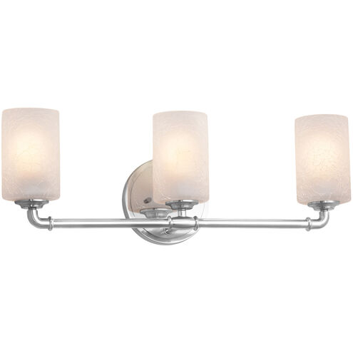 Fusion LED 25.5 inch Dark Bronze Bath Bar Wall Light in 2100 Lm LED, Round Flared, Opal Fusion