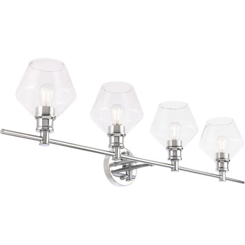 Gene 4 Light 38 inch Chrome Wall sconce Wall Light