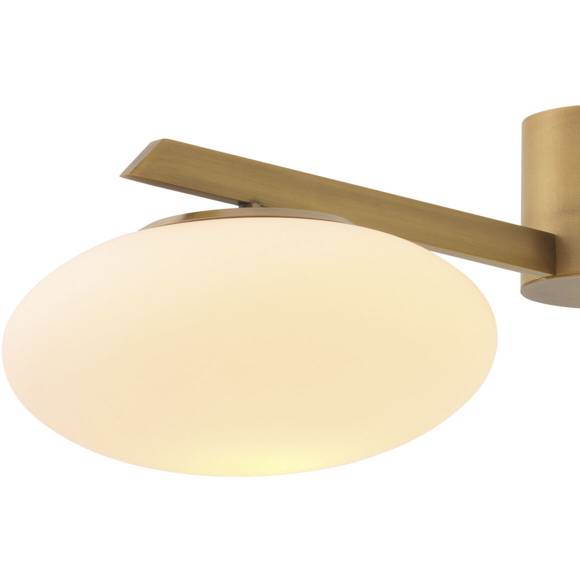 Evergreen 3 Light 55.51 inch Antique Brass Chandelier Ceiling Light, Small