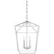 Townsend 4 Light 17 inch Polished Nickel Pendant Ceiling Light, Essentials
