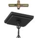 Hillside 2 Light 7 inch Textured Black Exterior Pendant
