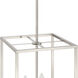 Signature 4 Light 12 inch Brushed Polished Nickel Foyer Light Ceiling Light