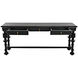 Portuguese 72.5 X 20.5 inch Hand Rubbed Black Console