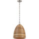 Suzanne Kasler Emerson LED 14 inch Polished Nickel Pendant Ceiling Light