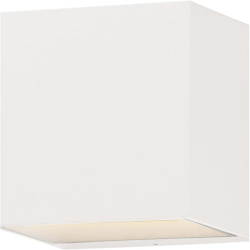 Blok LED 6.25 inch White Outdoor Wall Sconce