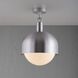Forked LED 13.39 inch Steel Flush Mount Ceiling Light
