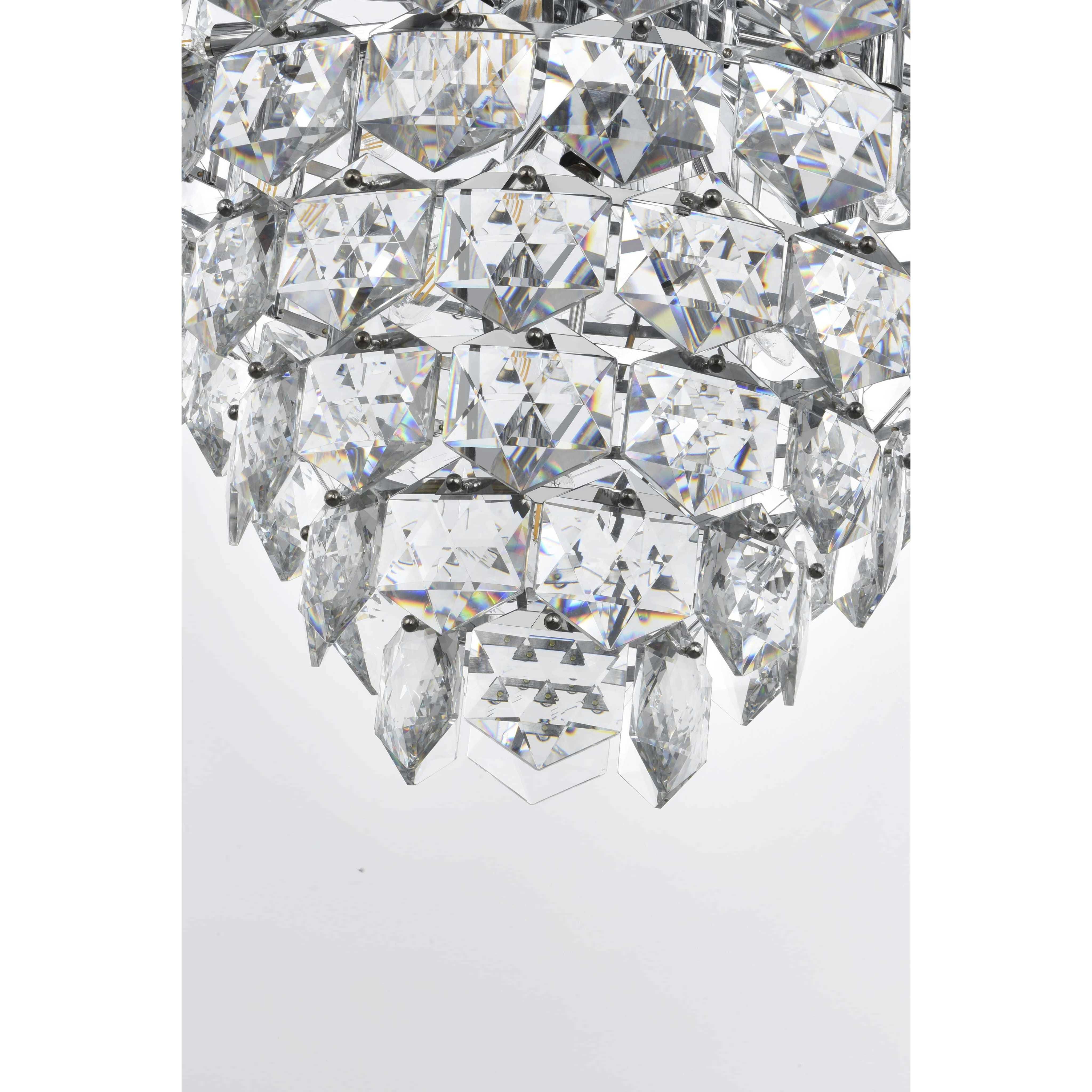 Adaline 38 Light 36 inch Chrome Chandelier Ceiling Light
