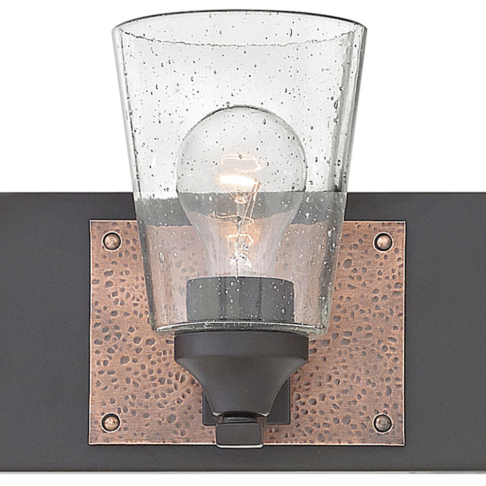 Jackson 4 Light 32.75 inch Buckeye Bronze with Antique Copper Vanity Light Wall Light