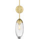 Arden 1 Light 4.5 inch Rubbed Brass Wall Sconce Wall Light