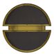 Hanover 23.88 X 23.88 inch Dark Bronze and Brown Marble Mirror
