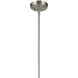Everly 1 Light Brushed Nickel Pendant Ceiling Light