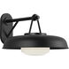 Richard June Liora 1 Light 10.63 inch Textured Black Outdoor Wall Light
