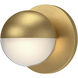 Pluto Wall Sconce Wall Light in Brushed Gold