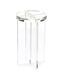 Martini 21 X 12 inch Clear Side Table