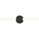 Tubi LED 24 inch Black Bath Vanity Wall Light