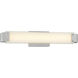 Round-A-Bout LED 24 inch Brushed Nickel Bath Light Wall Light
