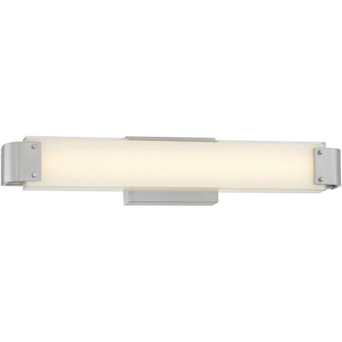 Round-A-Bout LED 24 inch Brushed Nickel Bath Light Wall Light