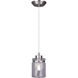 Madison 1 Light 6 inch Brushed Nickel Pendant Ceiling Light