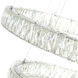 Madeline LED 24 inch Chrome Down Chandelier Ceiling Light