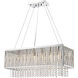 Canada 6 Light 9 inch Chrome Chandelier Ceiling Light