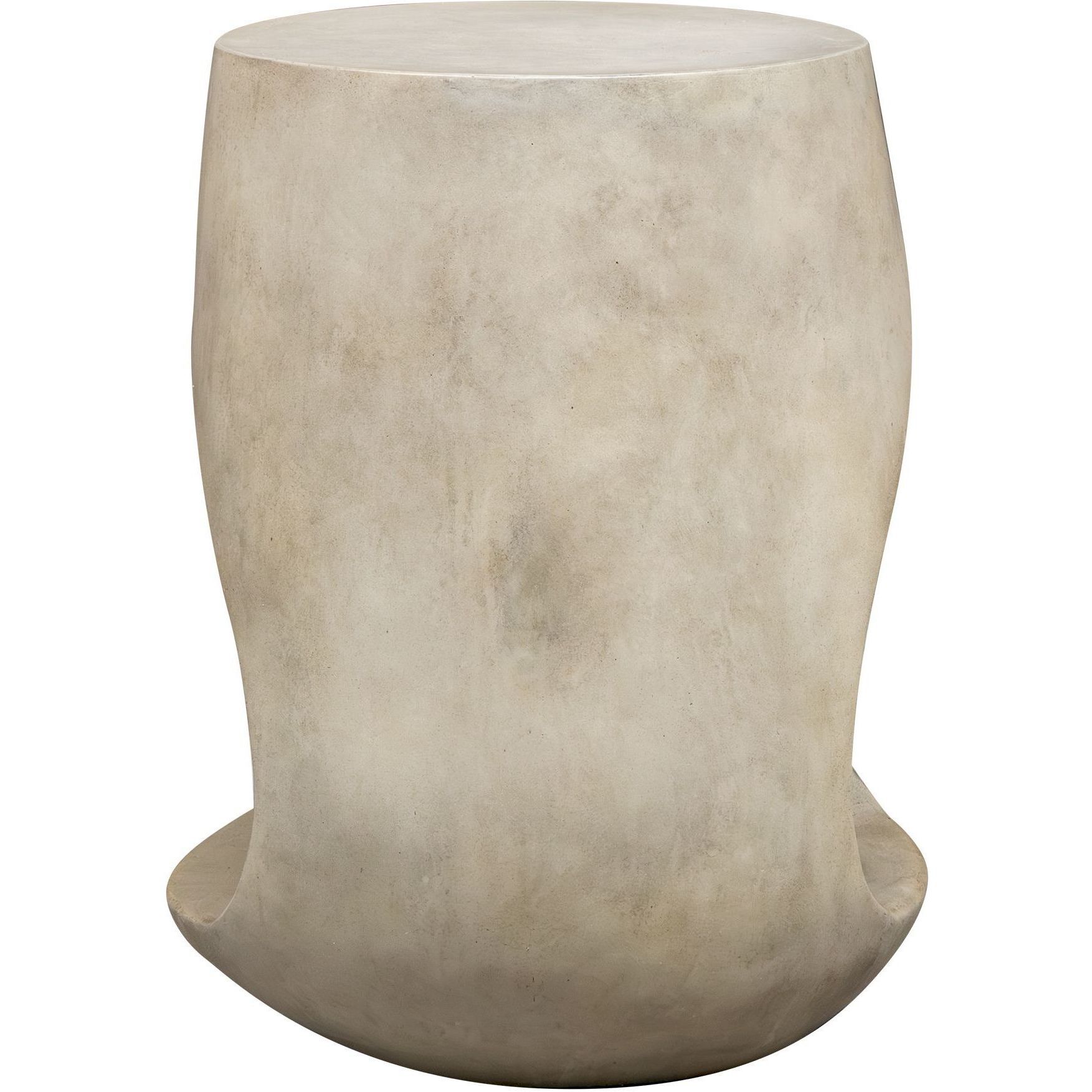 Lithos 23 X 18 inch Warm Gray Concrete Outdoor Accent Table