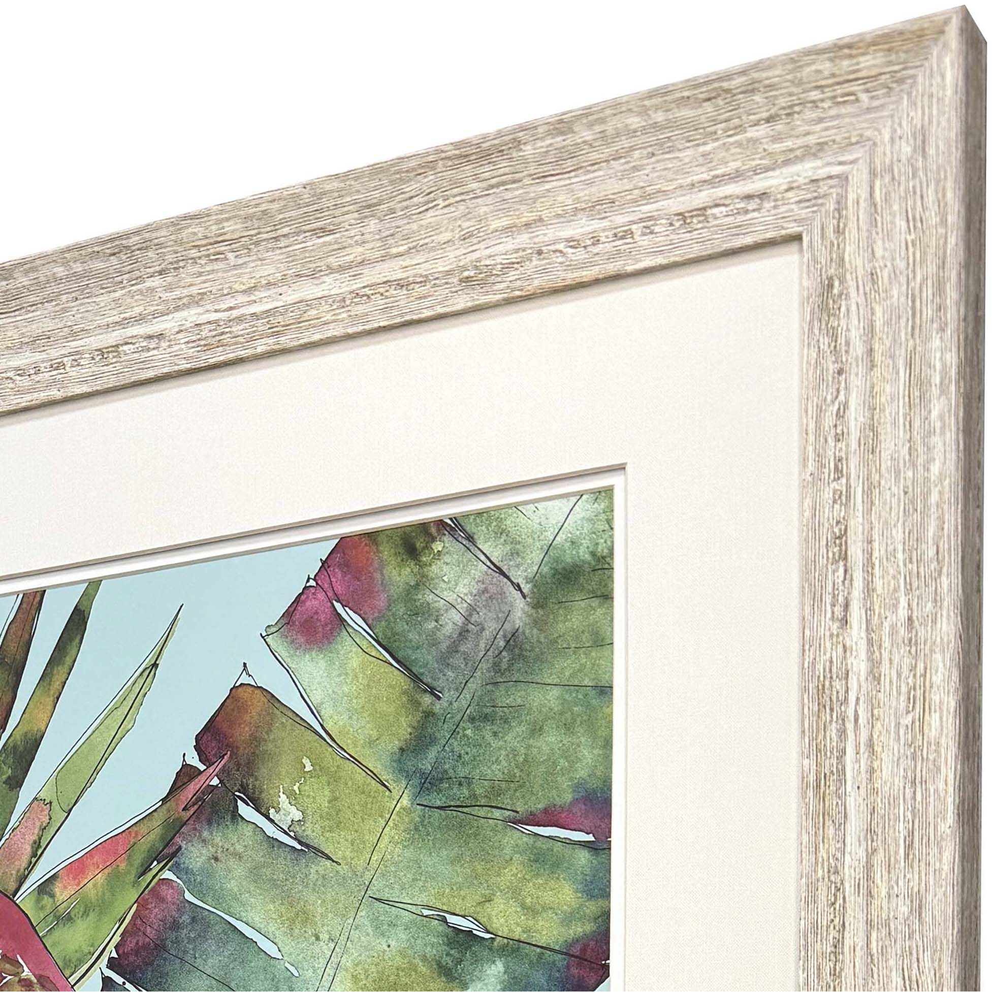 Palm Springs Green and Red and Pink and Purple Framed Art, Propac