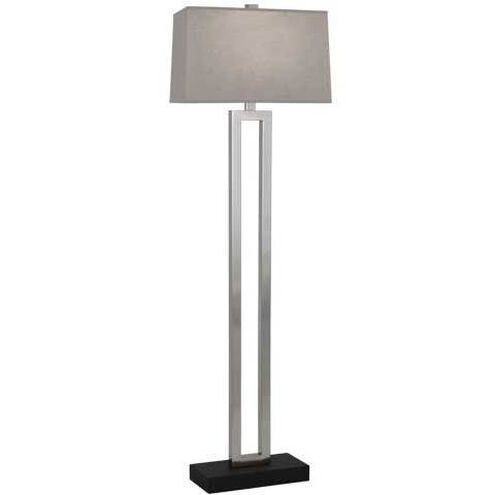Doughnut 59.75 inch 150.00 watt Antique Silver Floor Lamp Portable Light in Smoke Gray