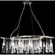 Fashionable Broadway 10 Light 13 inch Silver Chandelier Ceiling Light, Adjustable