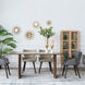 Upholstered Taupe Dining Chairs in Beige, Set of 2
